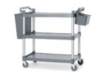 Serveerwagen polypropyleen met 3 bladen, groot, AmerBox, 1010x500x(H)960mm - Afbeelding 4