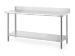 Werktafel met spatrand, HENDI, Budget Line, 1200x600x(H)950mm