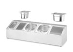 Gastronormbak houder, HENDI, 5 compartimenten, 745x245x(H)215mm - Afbeelding 5