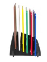 Set van 6 HACCPsnijplanken met rek, HENDI, 6 st., 450x300mm - Afbeelding 2