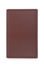 Snijplank HACCP Gastronorm 1/1, HENDI, GN 1/1, Bruin, 530x325mm