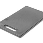 Snijplank met handgreep, HENDI, Zwart, 300x200mm