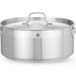 Kookpan laag - met deksel, HENDI, Profi Line, 7,5L, ⌀280x(H)120mm