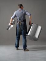 Kookpan hoog - met deksel, HENDI, Budget Line, 98L, ⌀500x(H)500mm