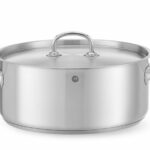 Kookpan laag - met deksel, HENDI, Kitchen Line, 7,3L, ⌀280x(H)120mm