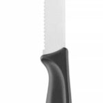 Steakmes gekarteld, HENDI, Zwart, (L)227mm