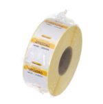 Voedselveiligheidsstickers, multifunctioneel, eenvoudig verwijderbaar , HENDI, Dinsdag, Geel, 1000 st., 25x25mm - Afbeelding 2