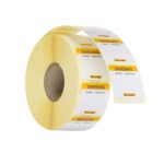 Voedselveiligheidsstickers, multifunctioneel, eenvoudig verwijderbaar , HENDI, Dinsdag, Geel, 1000 st., 25x25mm