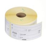 Houdbaarheidsstickers, multifunctioneel, eenvoudig te verwijderen, HENDI, Wit, 500 st., 100x50mm