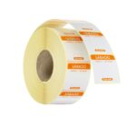 Voedselveiligheidsdsstickers, multifunctioneel, eenvoudig verwijderbaar , HENDI, Oranje, 1000 st., 25x25x(H)mm