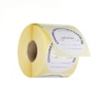 Voedselveiligheidsstickers, multifunctioneel, eenvoudig verwijderbaar, “GEBRUIKEN TOT”, HENDI, Wit, 500 st., ⌀50mm