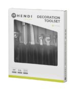 Decoratieset - 6 delig, HENDI, Zwart, 280x100x(H)50mm