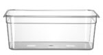 Container GN 1/1 polycarbonaat, HENDI, Profi Line, GN 1/1, 9L, Transparant, 530x325x(H)65mm