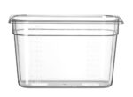 Container GN 1/3 polycarbonaat, HENDI, Profi Line, GN 1/3, 2,5L, Transparant, 325x176x(H)65mm
