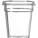 Container GN 1/6 polycarbonaat, HENDI, Profi Line, GN 1/6, 3,4L, Transparant, 176x162x(H)200mm