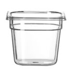 Container GN 1/6 polycarbonaat, HENDI, Profi Line, GN 1/6, 2,4L, Transparant, 176x162x(H)150mm