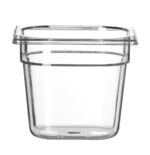 Container GN 1/6 polycarbonaat, HENDI, Profi Line, GN 1/6, 2,4L, Transparant, 176x162x(H)150mm