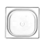 Container GN 1/6 polycarbonaat, HENDI, Profi Line, GN 1/6, 1L, Transparant, 176x162x(H)65mm