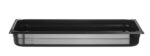 Container GN 1/1 zwart polycarbonaat, HENDI, Profi Line, GN 1/1, 9L, Zwart, 530x325x(H)65mm