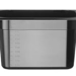 Container GN 1/2 zwart polycarbonaat, HENDI, Profi Line, 12,5L, Zwart, 325x265x(H)200mm