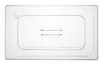 Deksel voor GN containers, HENDI, GN 2/1, Transparant, 650x530mm