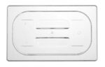 Deksel voor GN containers, HENDI, GN 1/4, Transparant, 265x162mm