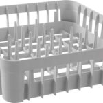 Vaatwaskorf voor glazen, HENDI, met 20 steun pinnen, 400x400x(H)110mm