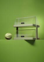 Koeldisplay met rolltop “Duo” UNIQ, HENDI, designed by Robert Bronwasser, Dubbel, Groen, 480x355x(H)480mm - Afbeelding 4