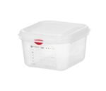 GN 1/6 container, polypropyleen, HENDI, GN 1/6, 2,6L, Transparant, 176x162x(H)150mm - Afbeelding 4