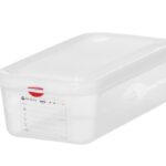 GN 1/3 container, polypropyleen, HENDI, GN 1/3, 4L, Transparant, 325x176x(H)100mm