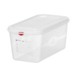 GN 1/3 container, polypropyleen, HENDI, GN 1/3, 6L, Transparant, 325x176x(H)150mm