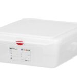 GN 1/2 container, polypropyleen, HENDI, GN 1/2, 6,5L, Transparant, 325x265x(H)100mm