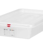 GN 2/3 container, polypropyleen, HENDI, GN 2/3, 9L, Transparant, 354x325x(H)100mm