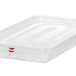 GN 1/1 container, polypropyleen, HENDI, GN 1/1, 8L, Transparant, 530x325x(H)65mm