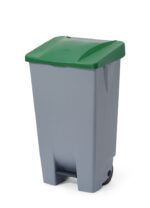 Afvalbak, HENDI, 120L, Lichtgrijs, 510x425x(H)875mm - Afbeelding 4