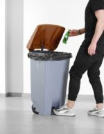 Deksel voor afvalbak, HENDI, Bruin, 505x415mm - Afbeelding 2