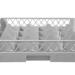 Vaatwaskorf voor glaswerk, HENDI, 16 vakken, 500x500x(H)104mm