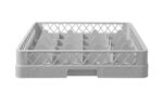 Vaatwaskorf voor glaswerk, HENDI, 16 vakken, 500x500x(H)104mm