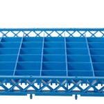 Vaatwaskorf verhoger, HENDI, 49 vakken 62x62mm, 500x500x(H)45mm