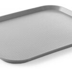 Fastfood dienbladen large, HENDI, Lichtgrijs, 350x450x(H)20mm