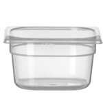 Container GN 1/6 polypropyleen, HENDI, Profi Line, GN 1/6, 1,6L, Transparant, 176x162x(H)100mm