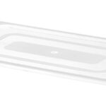 Deksel voor GN containers polypropyleen, HENDI, GN 1/1, Transparant, 530x325mm