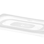 Deksel voor GN containers polypropyleen, HENDI, GN 1/4, Transparant, 265x162mm