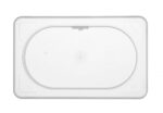 Deksel voor GN containers polypropyleen, HENDI, GN 1/9, Transparant, 176x108mm