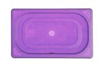 Deksel voor GN containers paars, HENDI, GN 1/4, Paars, 265x162mm
