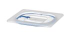 Deksel voor GN containers polypropyleen, HENDI, GN 1/6, Transparant, 176x162mm