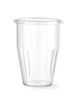 Polycarbonaat beker voor Milkshaker - Design by Bronwasser, HENDI, 0,5L, ⌀116x(H)161mm