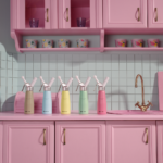 Slagroomapparaat, HENDI, 0,5L, Pastelblauw, ⌀80x(H)260mm - Afbeelding 5