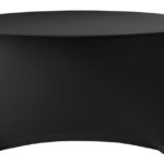 Tafelhoes, rond, HENDI, 810996, Zwart, ⌀1500x(H)760mm