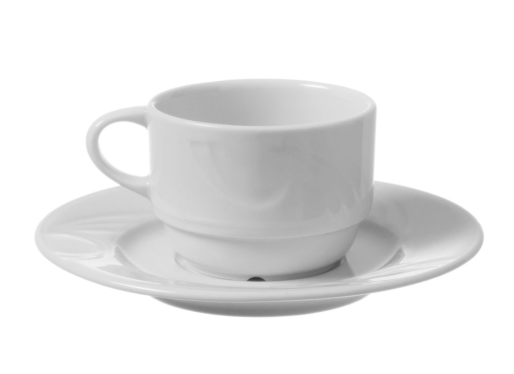 Schotel voor koffie en cappuccinokop, HENDI, ⌀145mm